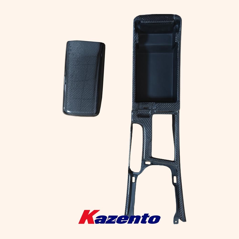Kazento For Nissan Skyline R34 GTR GTT Carbon Interior Center Console Armrest (RHD Only) Kazento Carbon Parts 车身侧板 R34-CONSOLE-OE-CF