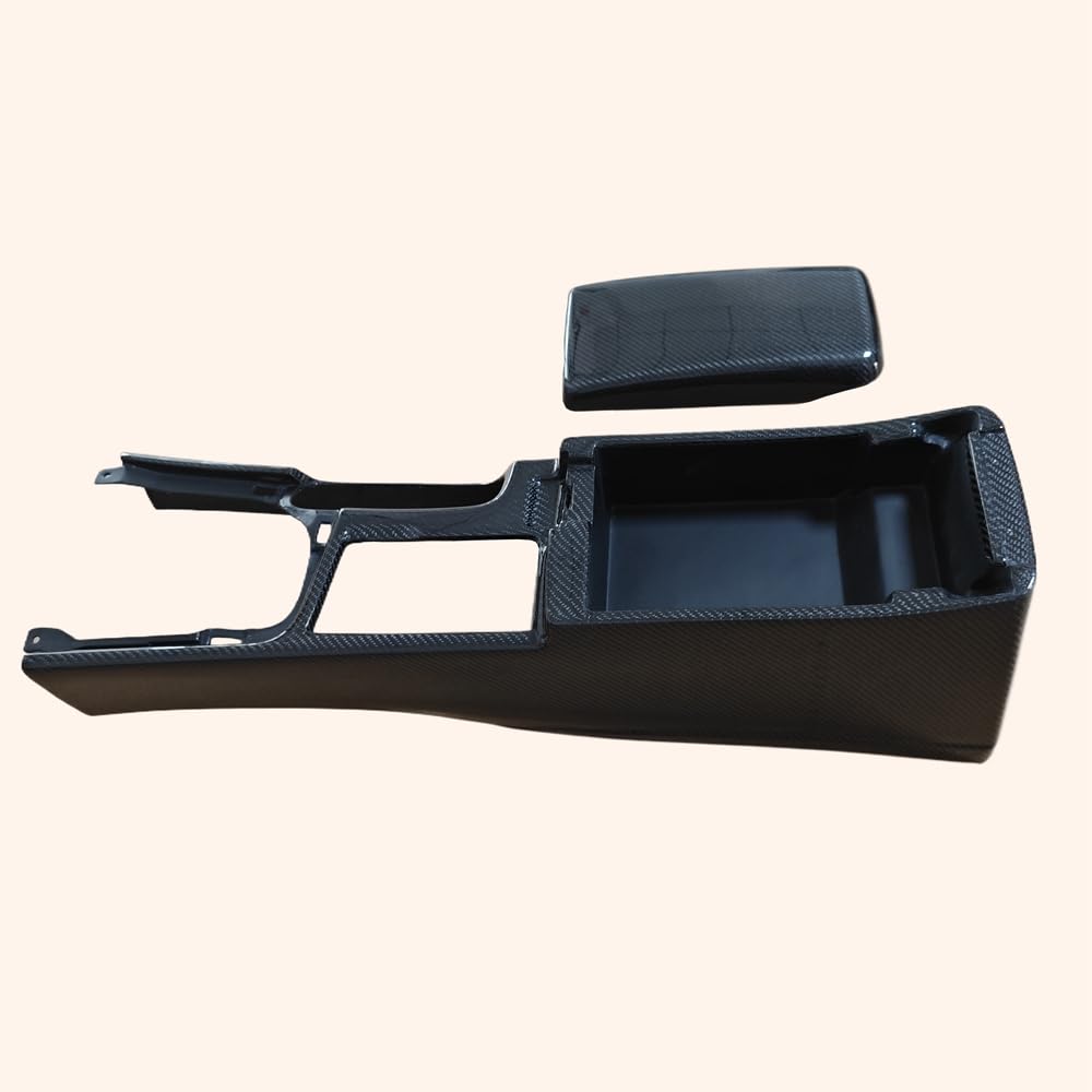 Kazento For Nissan Skyline R34 GTR GTT Carbon Interior Center Console Armrest (RHD Only) Kazento Carbon Parts 车身侧板 R34-CONSOLE-OE-CF