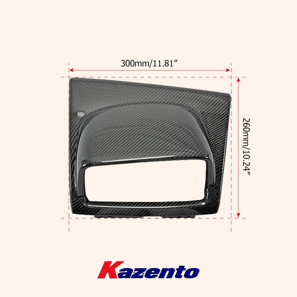 Kazento For Nissan Skyline R34 GTR GTT KZ Style Carbon Fiber MFD Multi Function Devise Kazento Carbon Parts 车身侧板 R34-MFD-CF