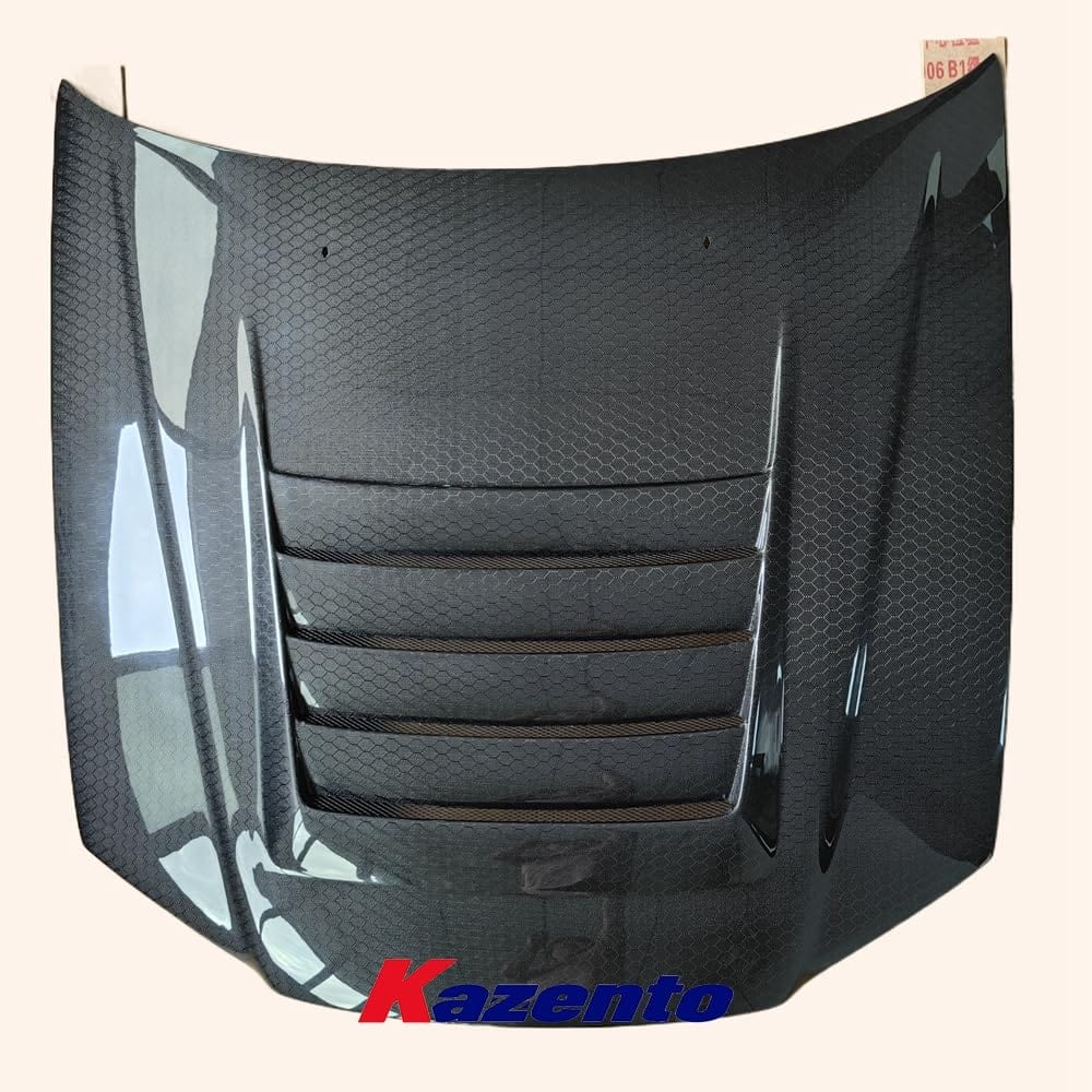 Kazento For Nissan Skyline R34 GTR NIS Style Honeycomb Carbon Fiber Front Hood Bonnet Kazento Carbon Parts 车身侧板 R34-HOOD-NIS-GTR-HCF