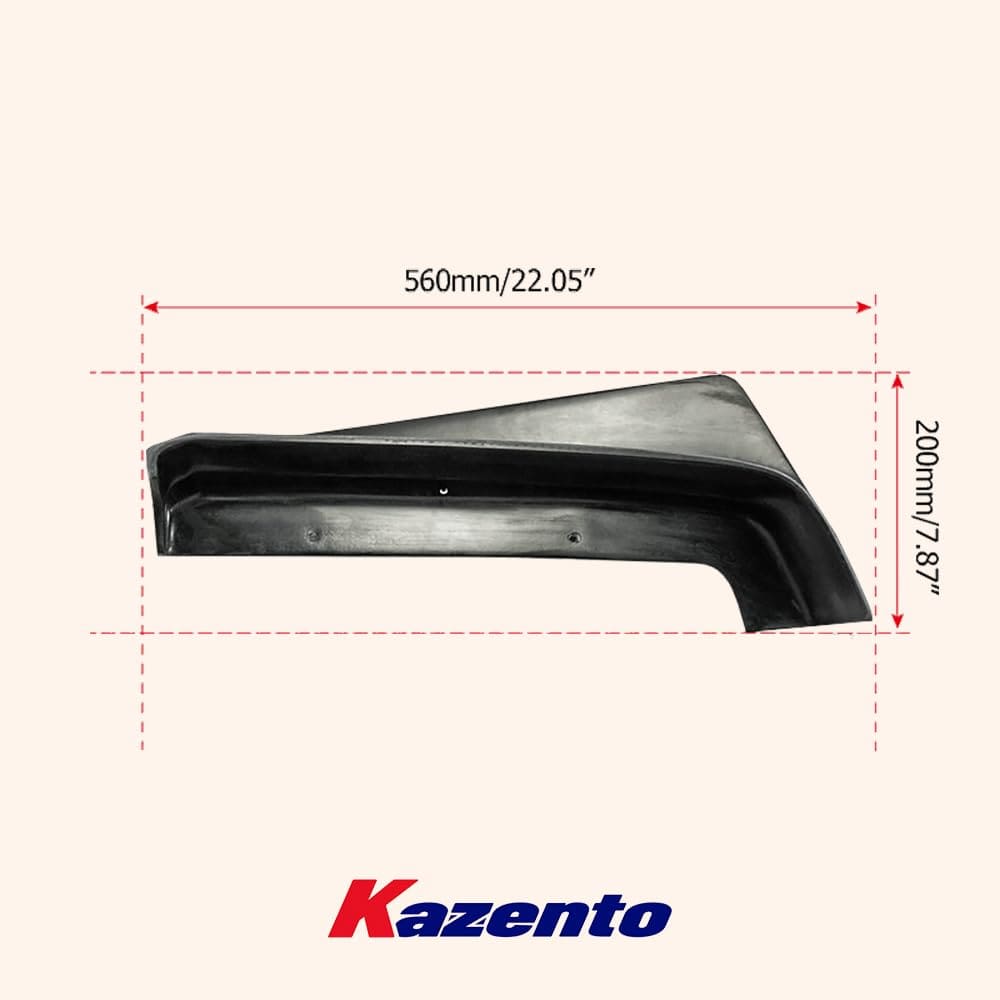 Kazento For Nissan Skyline R34 (GTR only) HSM Fiberglass Unpaint Rear Bumper Spat Add On Kazento Carbon Parts 车身侧板 R34-SPAT-HSM-FRP