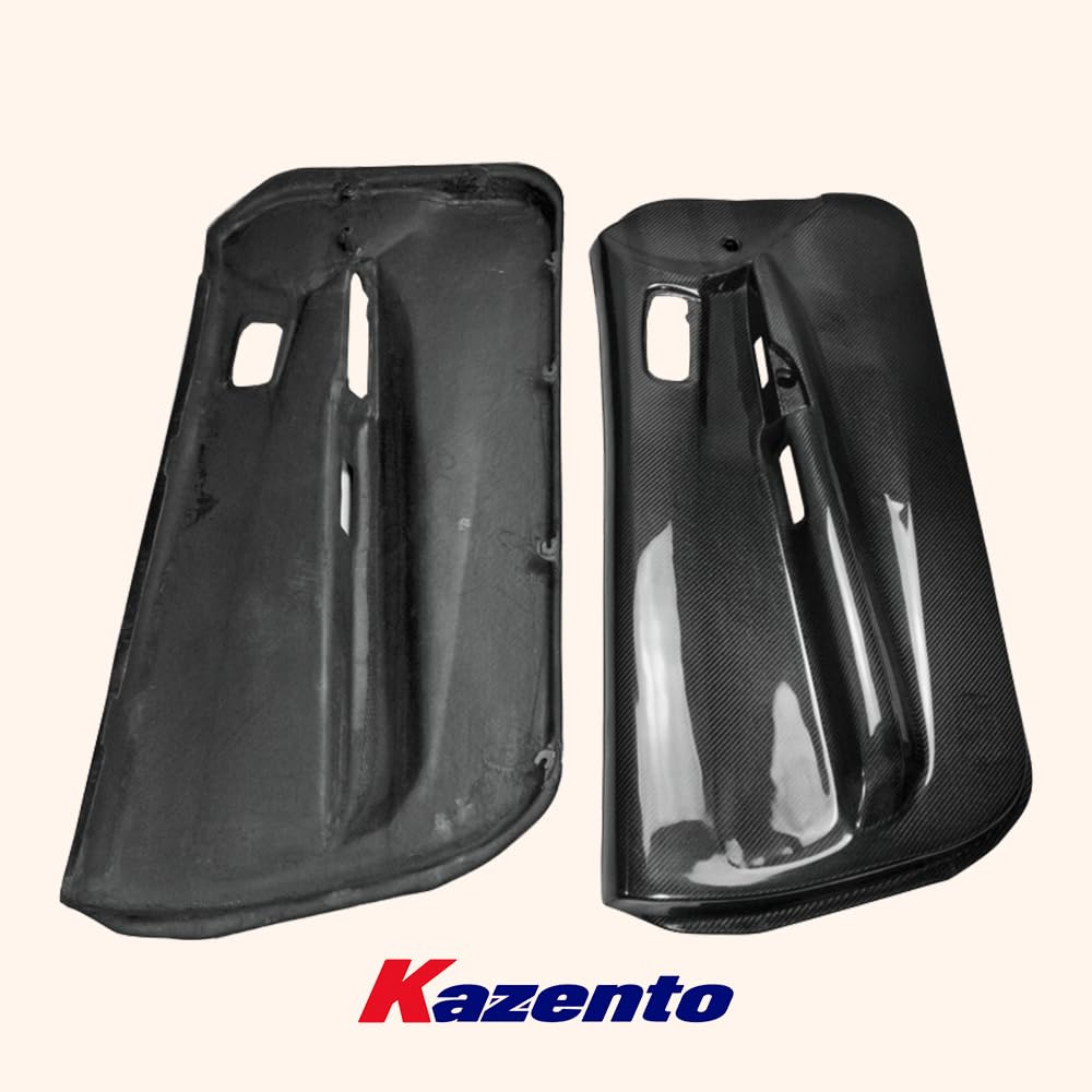 Kazento For Nissan Skyline R34 GTR (RHD only) KZ Carbon Fiber Inner Door Panel Card Pair Kazento Carbon Parts 车身侧板 R34-DOOR-INNER-R-CF