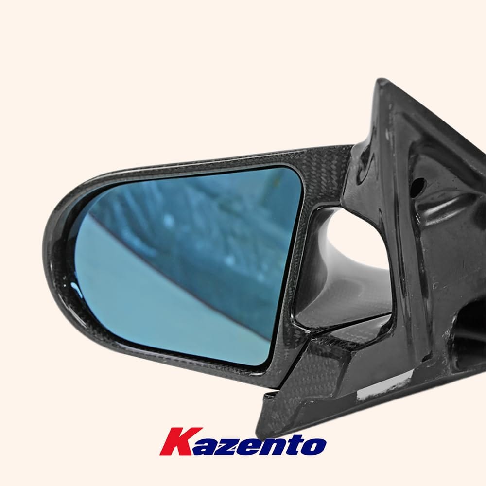 Kazento For Nissan Skyline R34 (GTR RHD only) KZ Carbon Fiber Side Door Aero Mirror Pair Kazento Carbon Parts 车身侧板 R34-MC-TI-GND-R-CF