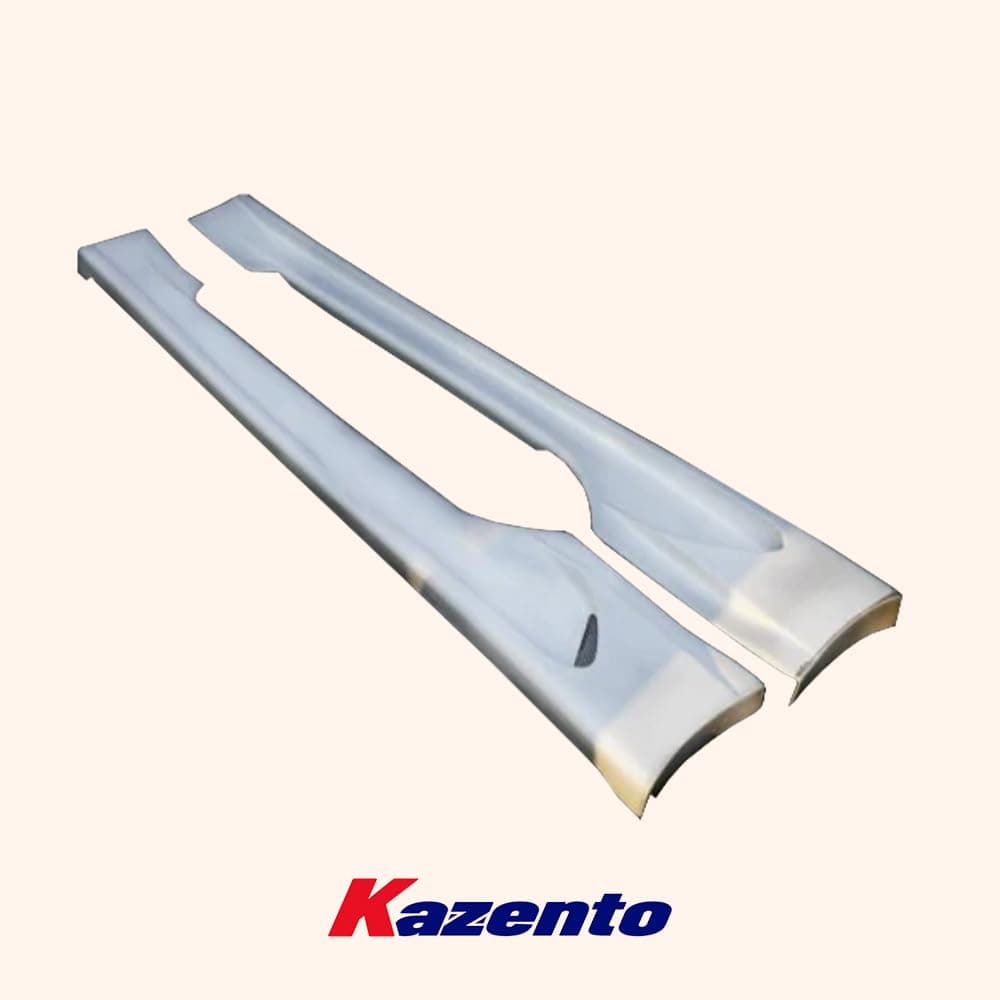 Kazento For Nissan Z33 2003-08 350Z JP Style Fiberglass FRP Unpaint Side Skirts Body Kit Kazento Carbon Parts 车身侧板 350Z-SS-JP-FRP