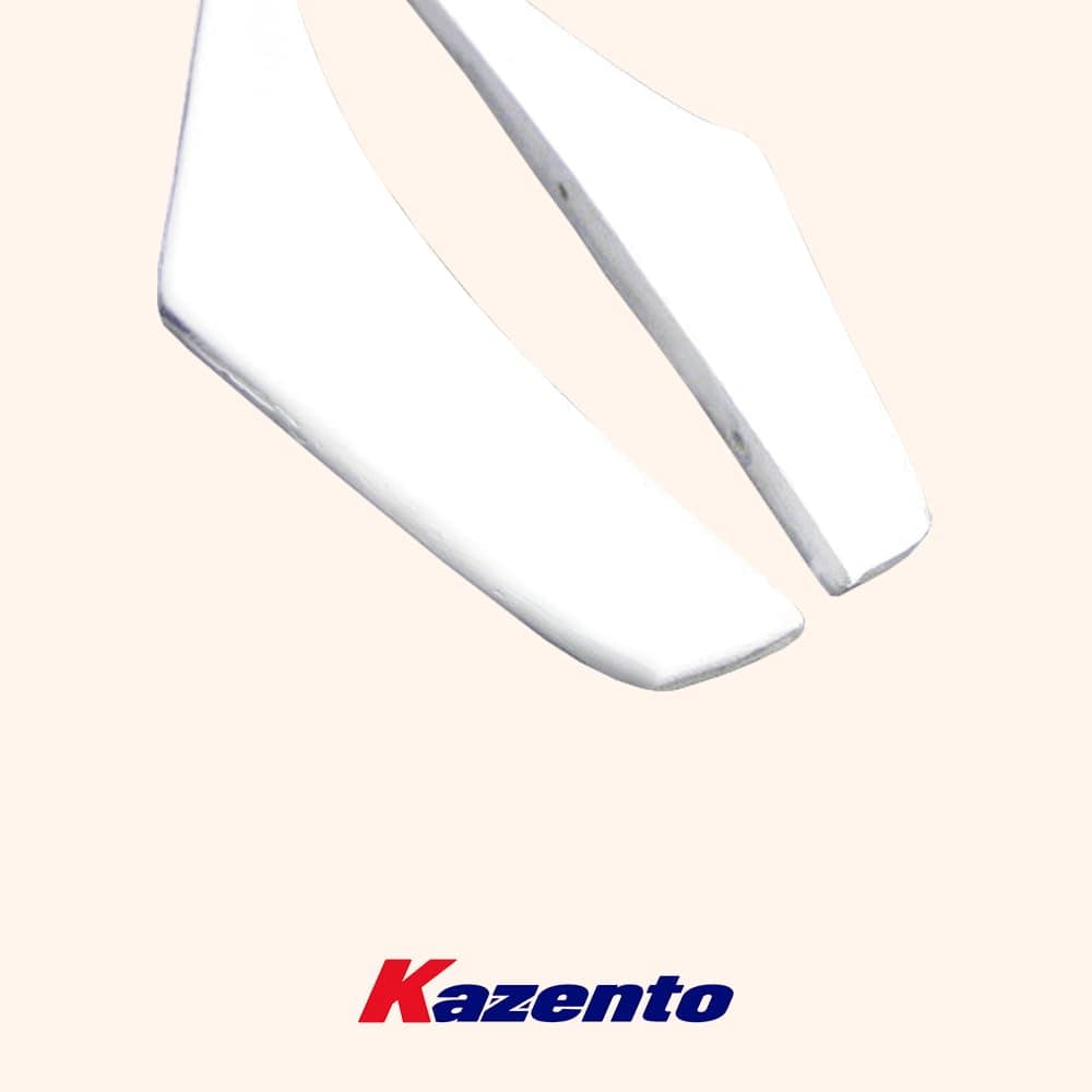 Kazento For Nissan Z33 350Z 2003-08 NIS2 Fiberglass Unpaint Front Bumper Canard Splitter Kazento Carbon Parts 车身侧板 350Z-CANA-NIS-2P-FRP