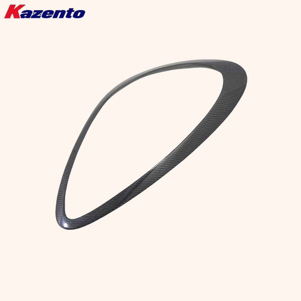 Kazento For Porsche 2011-2018 Cayenne 958 KZ Carbon Fiber Front Headlight Eyebrow Eyelid