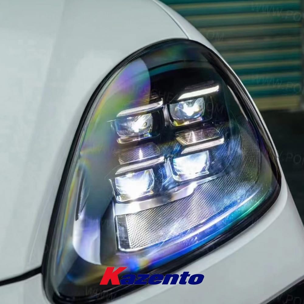 Kazento For Porsche Cayenne 958.1 2011-14 Matrix LED Laser DRL Headlight (up to 24-25) Kazento Carbon Parts 车身侧板 9581-DRL-2425