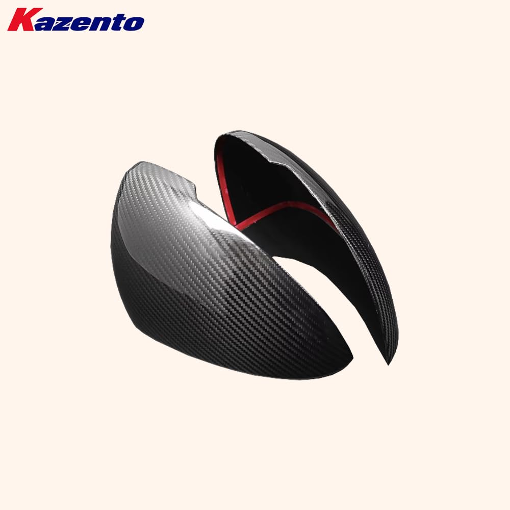 Kazento For Porsche Macan 2014-2021 KZ Carbon Fiber Side Rearview Mirror Cover Pair Kazento Carbon Parts 车身侧板 MACAN-MC-CF