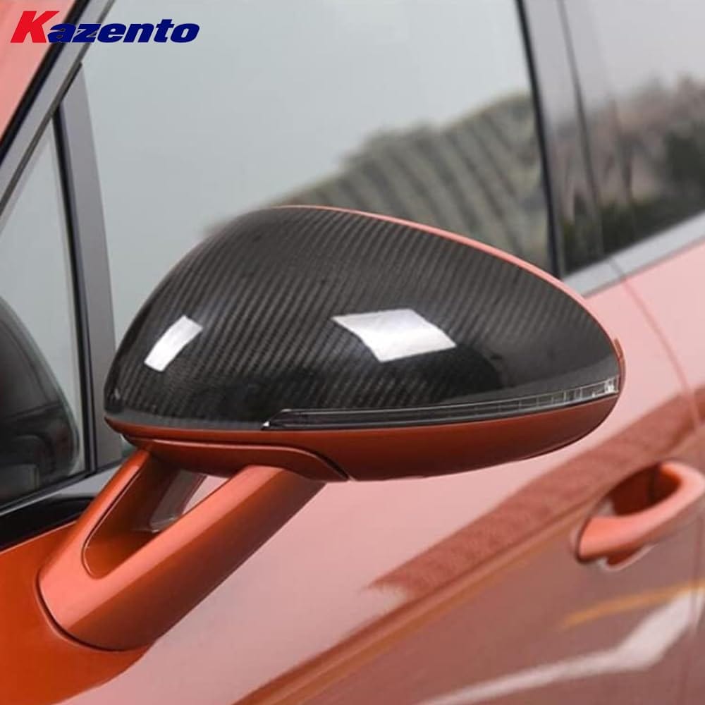 Kazento For Porsche Macan 2014-2021 KZ Carbon Fiber Side Rearview Mirror Cover Pair Kazento Carbon Parts 车身侧板 MACAN-MC-CF
