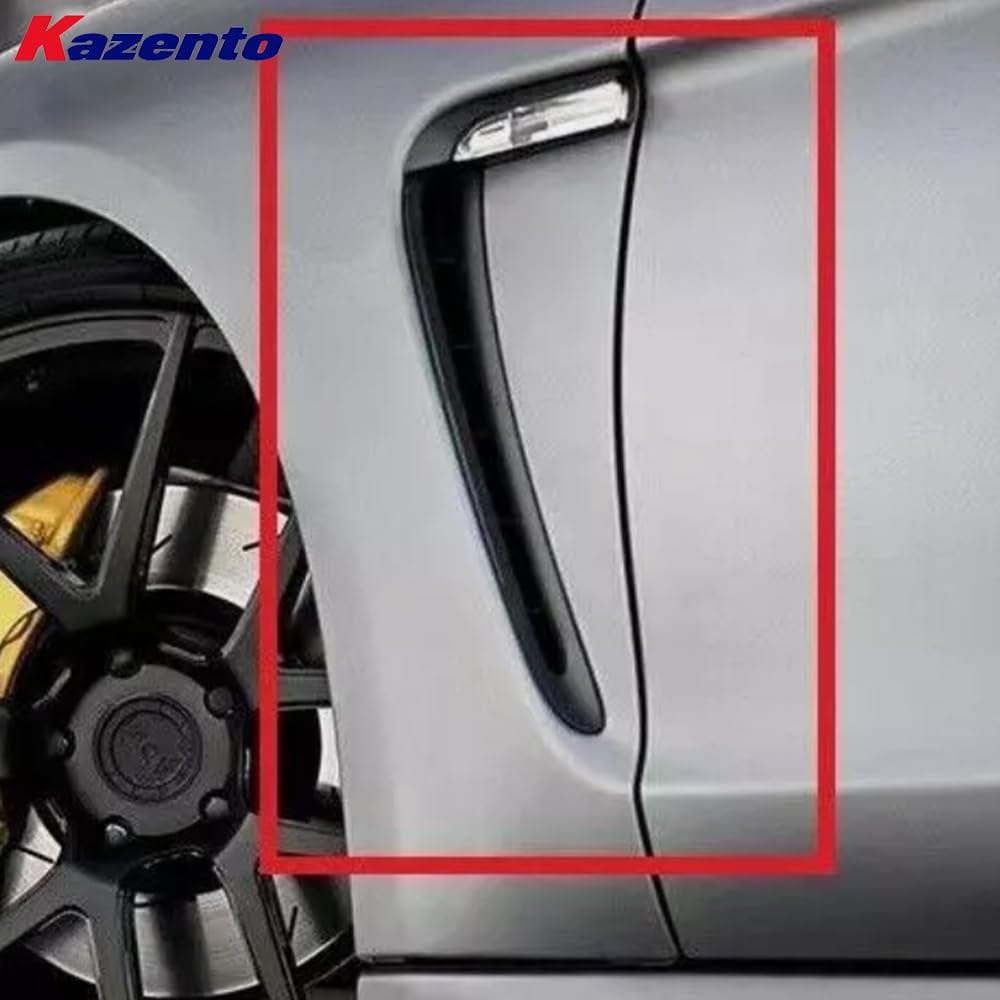 Kazento For Porsche Panamera Turbo S 4S 970 2010-15 Carbon Fiber Front Fender Side Vent Kazento Carbon Parts 车身侧板 PANA-FV-DMC-CF