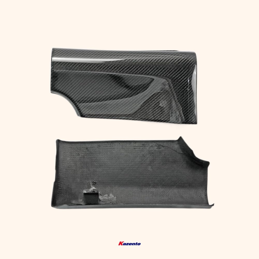 Kazento For R34 Gtr Oem For Nissan Front Fender Mug Guard 2Pcs Carbon Fiber Kazento Carbon Parts 车身侧板 R34-FFADD-GTR-CF