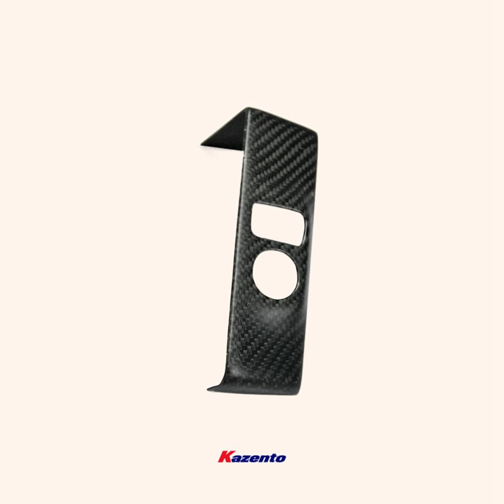 Kazento For R35 Gtr For Nissan Side Mirror Control Panel (Lhd) Matte Carbon Fiber Kazento Carbon Parts 车身侧板 R35-CONTROL-MC-MAT-MCF
