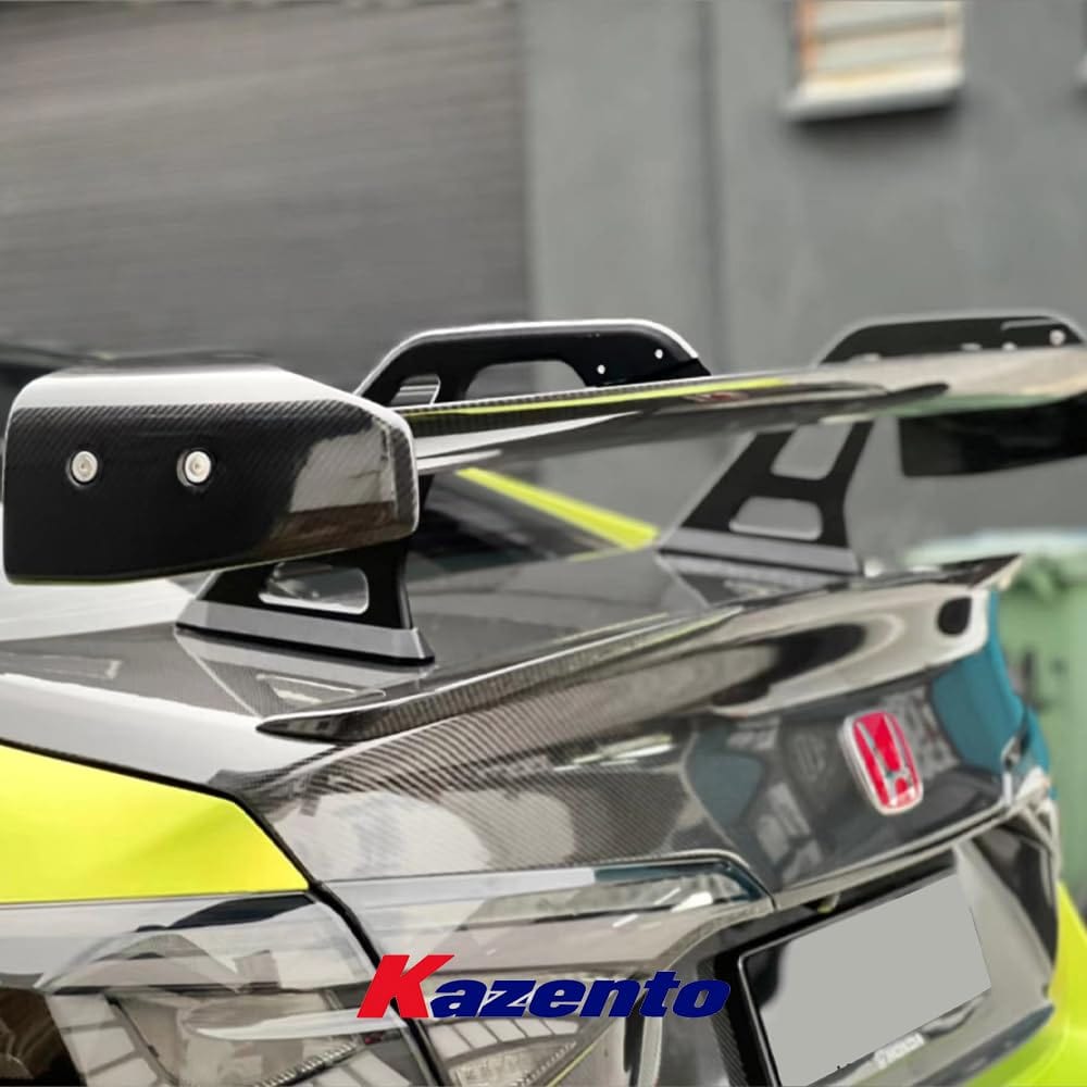 Kazento For Sedan Coupe GR86 R35 M2 M3 M4 GTR Q50 G37 Q60 STI WRX AD Carbon Rear Spoiler Kazento Carbon Parts 车身侧板 UNI-RS-AD1-CF