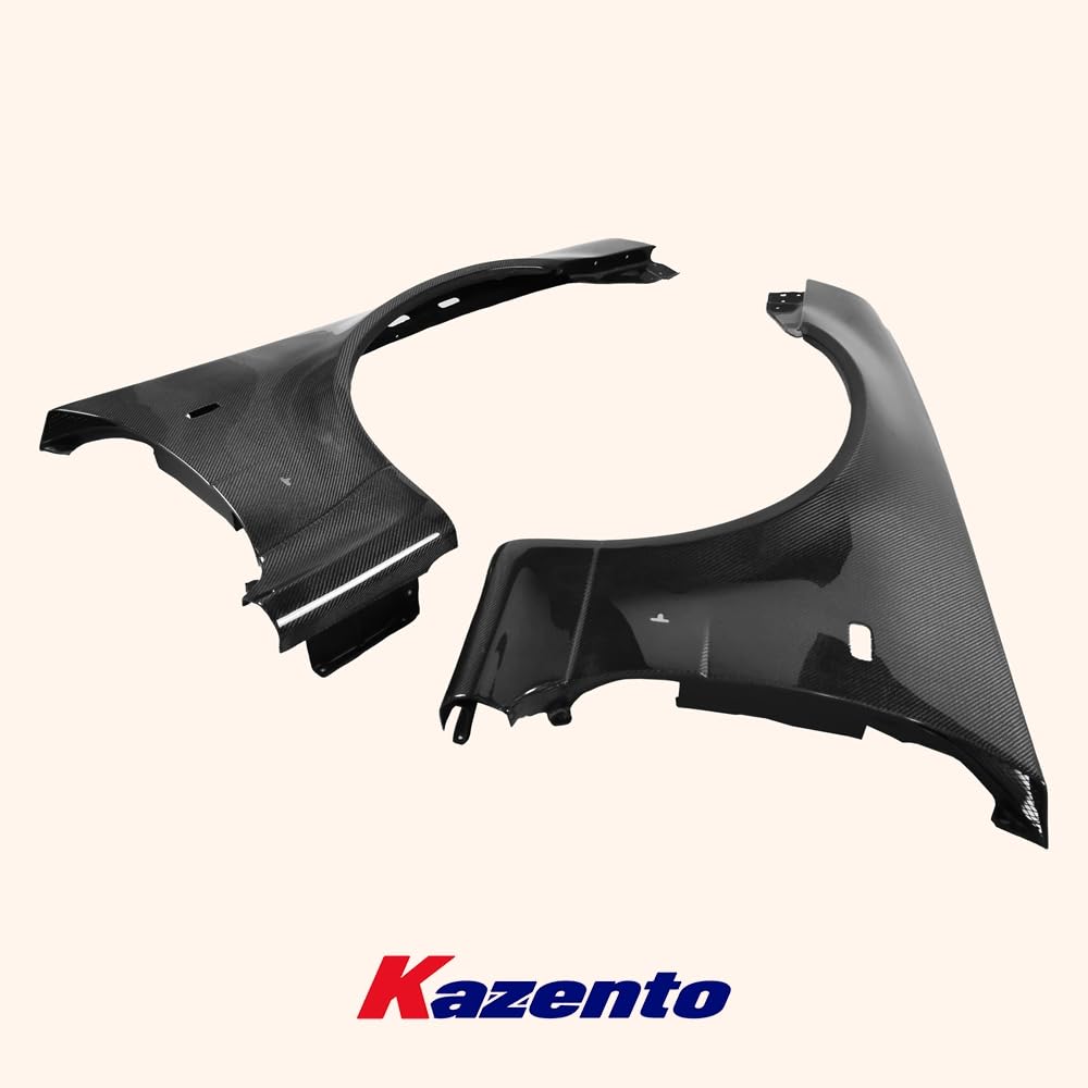 Kazento For Skyline R34 GTR For Nissan ZT Style Front Fender Pair Replacement Kazento Carbon Parts 车身侧板