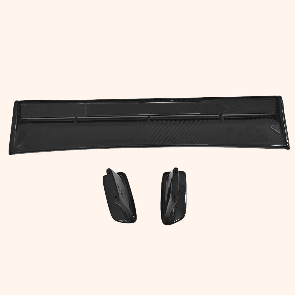 Kazento For Skyline R34 GTR GTT OE For Nissan Rear Trunk Spoiler with JUN High Spoiler Stand Kazento Carbon Parts 车身侧板 Carbon Fiber R34-RS-OE-LEG-CF
