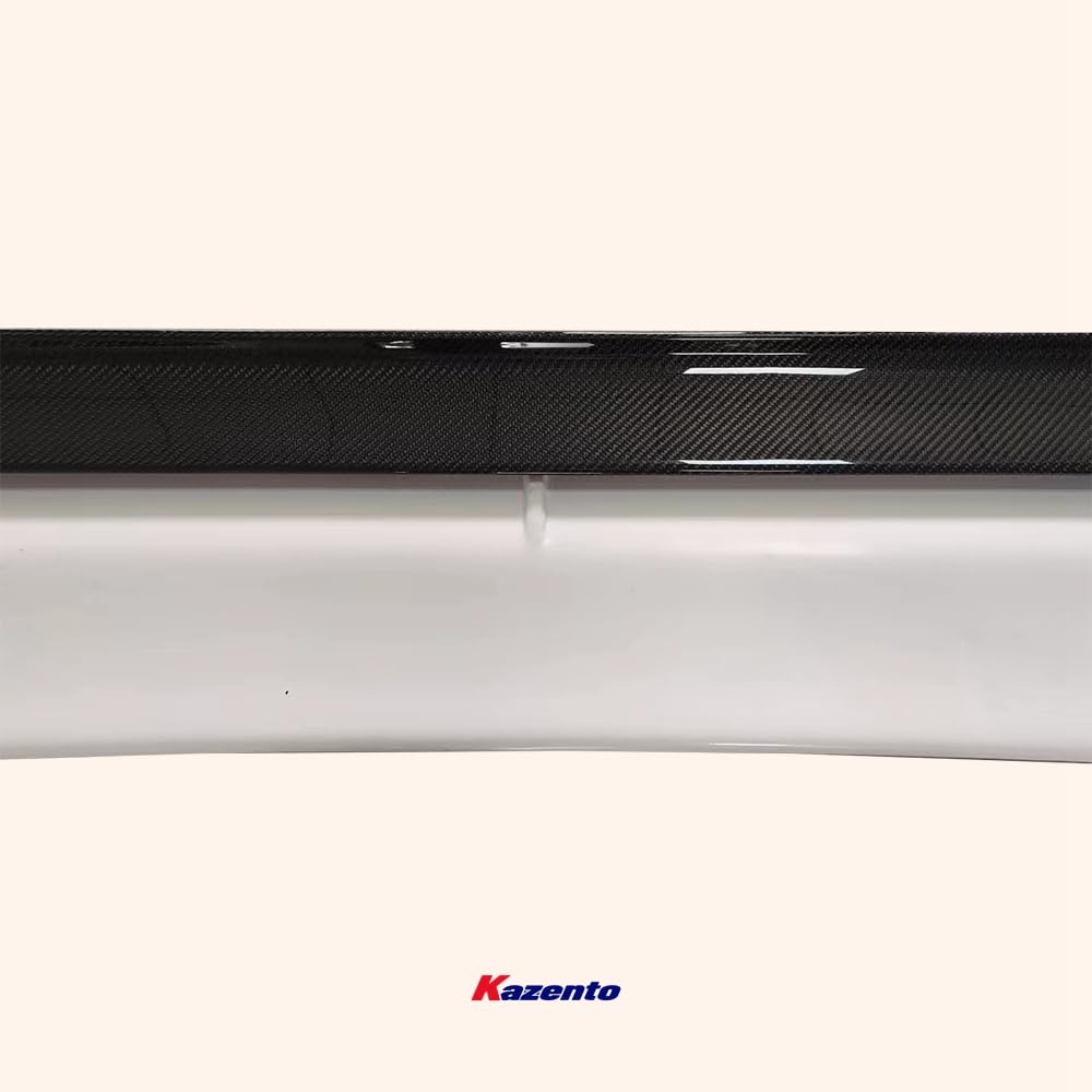 Kazento For Skyline R34 GTR OE Spoiler with JUN High Leg Partial Carbon(blade+caps+legs) Kazento Carbon Parts 车身侧板 R34-RS-OE-LEG-PCF2