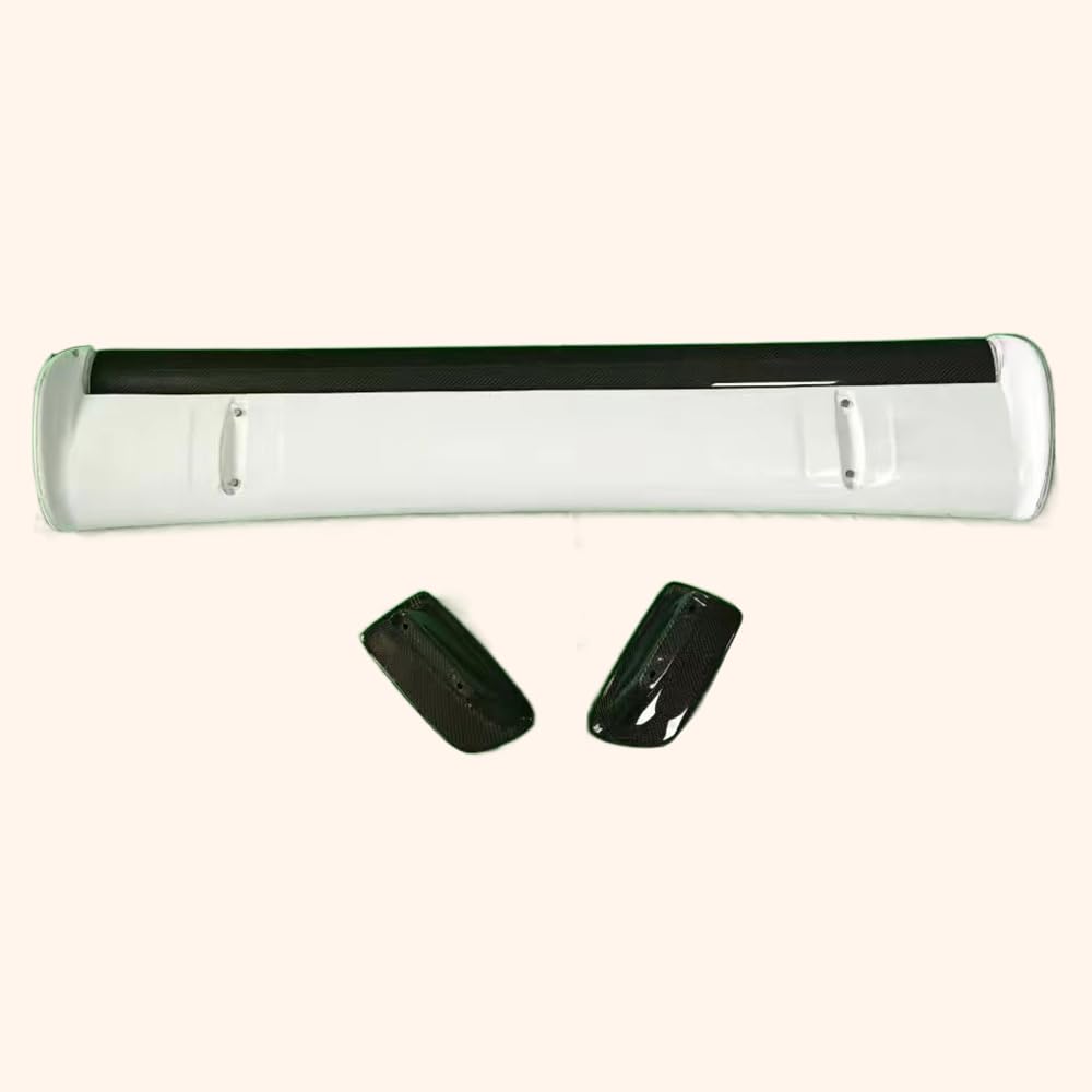 Kazento For Skyline R34 GTR OE Spoiler with JUN High Leg Partial Carbon(blade+caps+legs) Kazento Carbon Parts 车身侧板 R34-RS-OE-LEG-PCF2