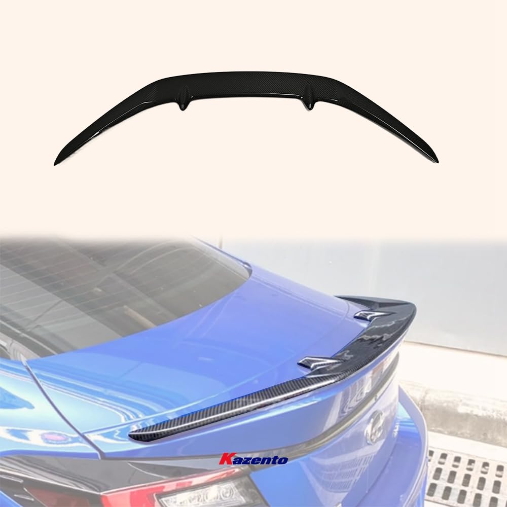 Kazento For SUBARU BRZ GR86 2022+ ST Style Carbon Fiber Rear Spoiler Wing Lip Kazento Carbon Parts 车身侧板 GR86-RS-ST-CF