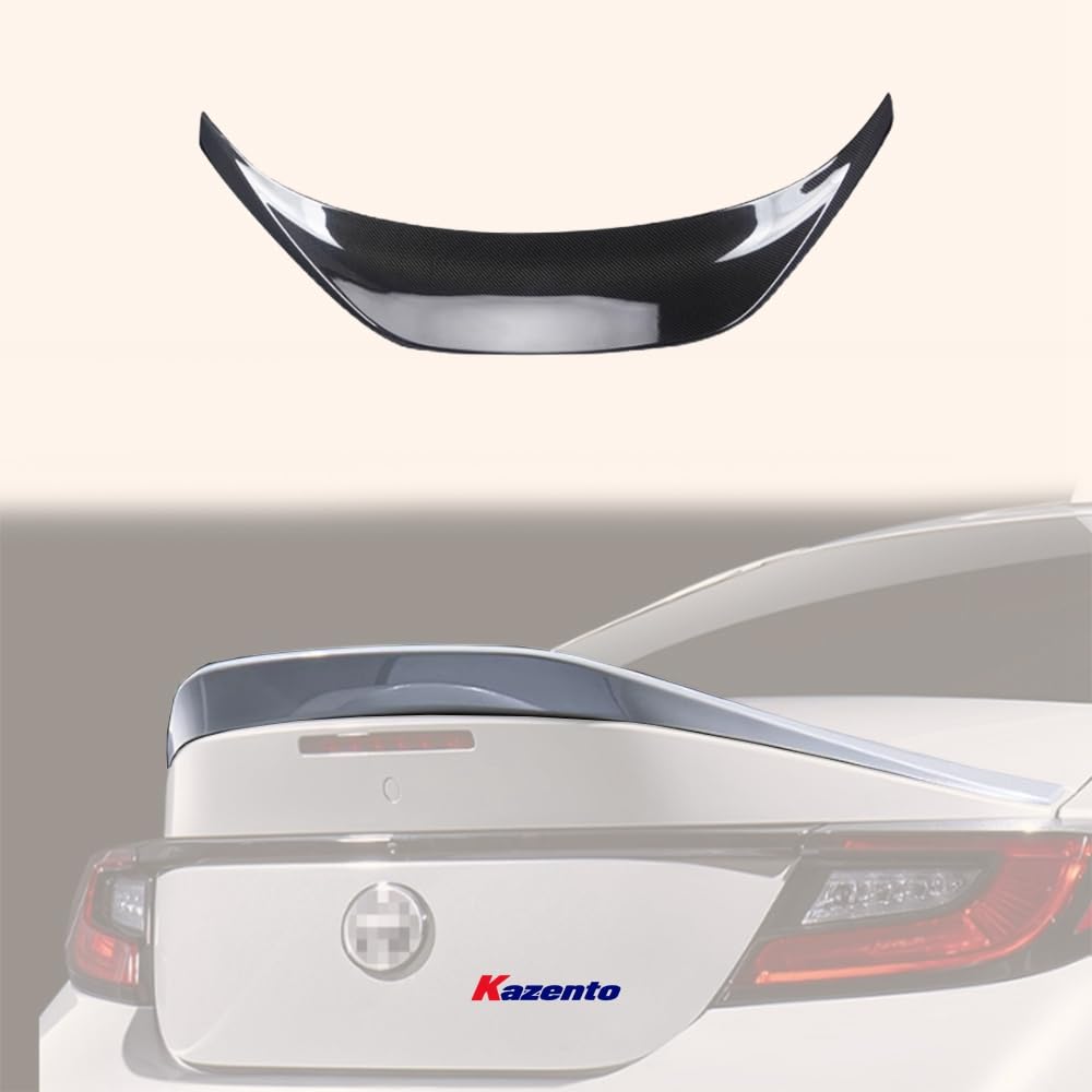 Kazento For SUBARU BRZ GR86 2022+ TRD-Style Carbon Fiber Rear Spoiler Wing Lip Car Body Kits Kazento Carbon Parts 车身侧板 GR86-RS-TD-CF