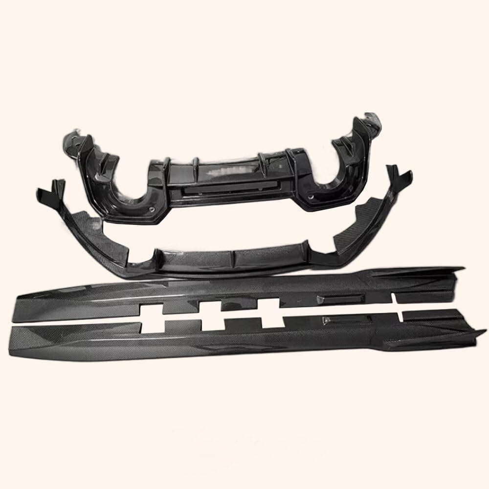 Kazento For Subaru (BRZ Only) 2022+ AD Style Carbon Front Lip Side Skirts Rear Lip 4pcs Kazento Carbon Parts 车身侧板 BRZ22-AERO-AR-CF