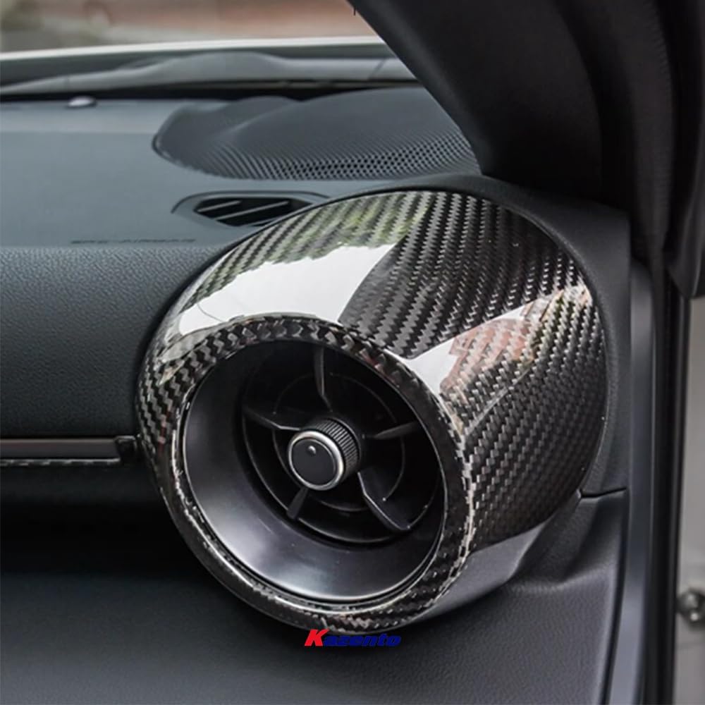 Kazento For SUBARU BRZ ZD8 GR86 2022+ Dry Carbon Fiber Air Condition Dashboard Cover Kazento Carbon Parts 车身侧板 BRZ23-AIRCON-DCY