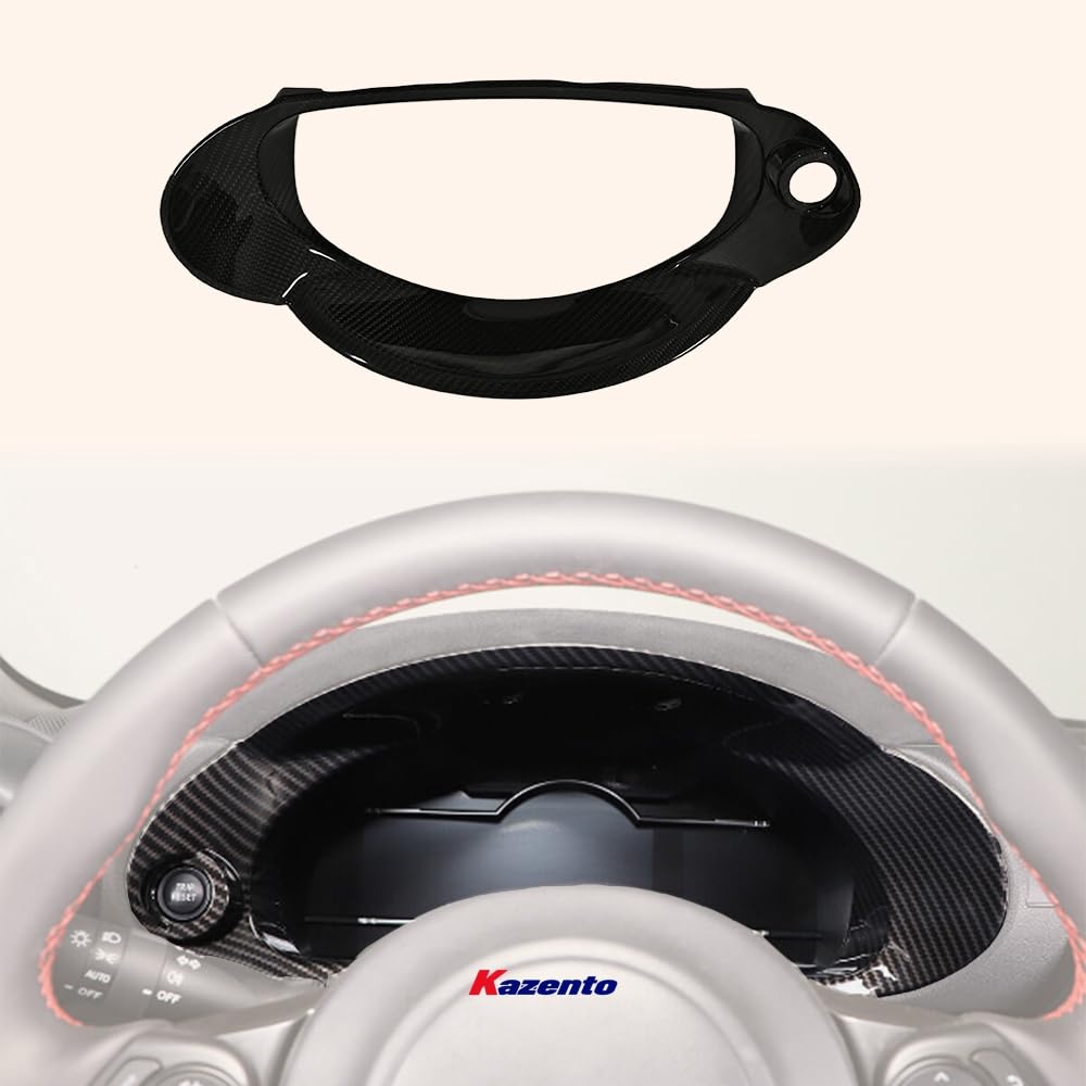 Kazento For SUBARU BRZ ZD8 GR86 2022+ Dry Carbon Fiber Dashboard Tachometer Trim Cover Kazento Carbon Parts 车身侧板 BRZ23-POD-DCF