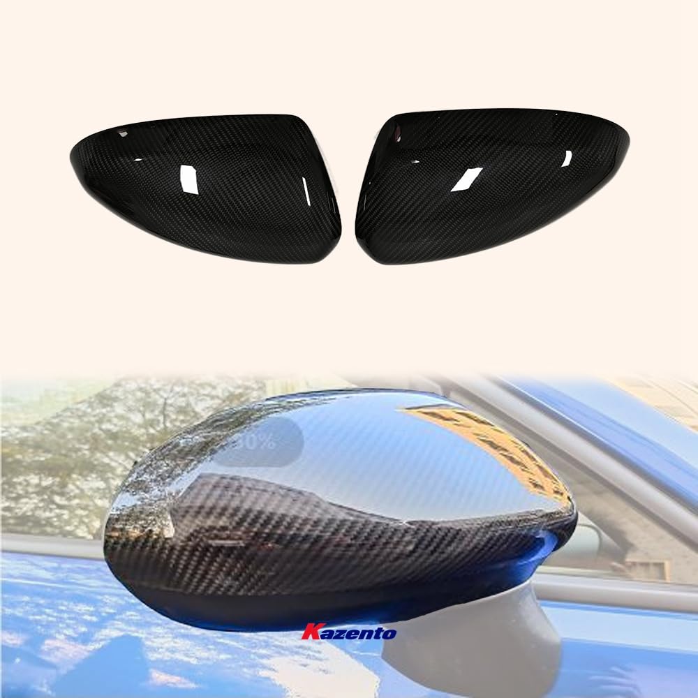Kazento For SUBARU BRZ ZD8 GR86 2022+ Dry Carbon Fiber Side Mirror Cover Kazento Carbon Parts 车身侧板 BRZ23-MC-DCF