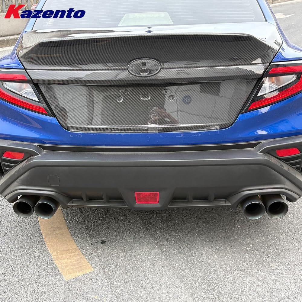 Kazento For Subaru Impreza WRX STI 2023+ VB VBH Carbon Rear Trunk Boot Ducktail Style Kazento Carbon Parts 车身侧板 WRX23-TRUNK-HT-CF