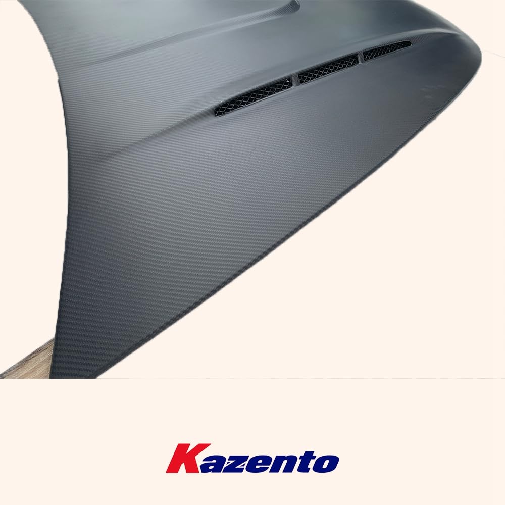 Kazento For Tesla Model Y KZ Style Carbon Fiber (Matte Finished) Vented Hood Bonnet Kazento Carbon Parts 引擎盖 TESLAY-HOOD-KZ-MCF