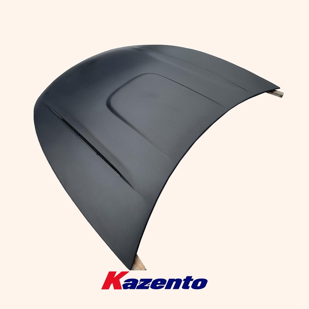 Kazento For Tesla Model Y KZ Style Carbon Fiber (Matte Finished) Vented Hood Bonnet Kazento Carbon Parts 引擎盖 TESLAY-HOOD-KZ-MCF