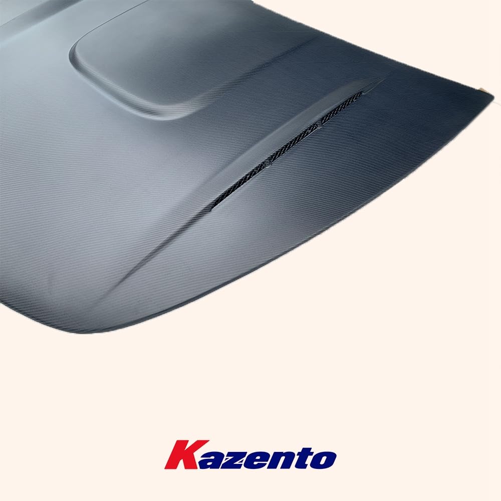 Kazento For Tesla Model Y KZ Style Carbon Fiber (Matte Finished) Vented Hood Bonnet Kazento Carbon Parts 引擎盖 TESLAY-HOOD-KZ-MCF