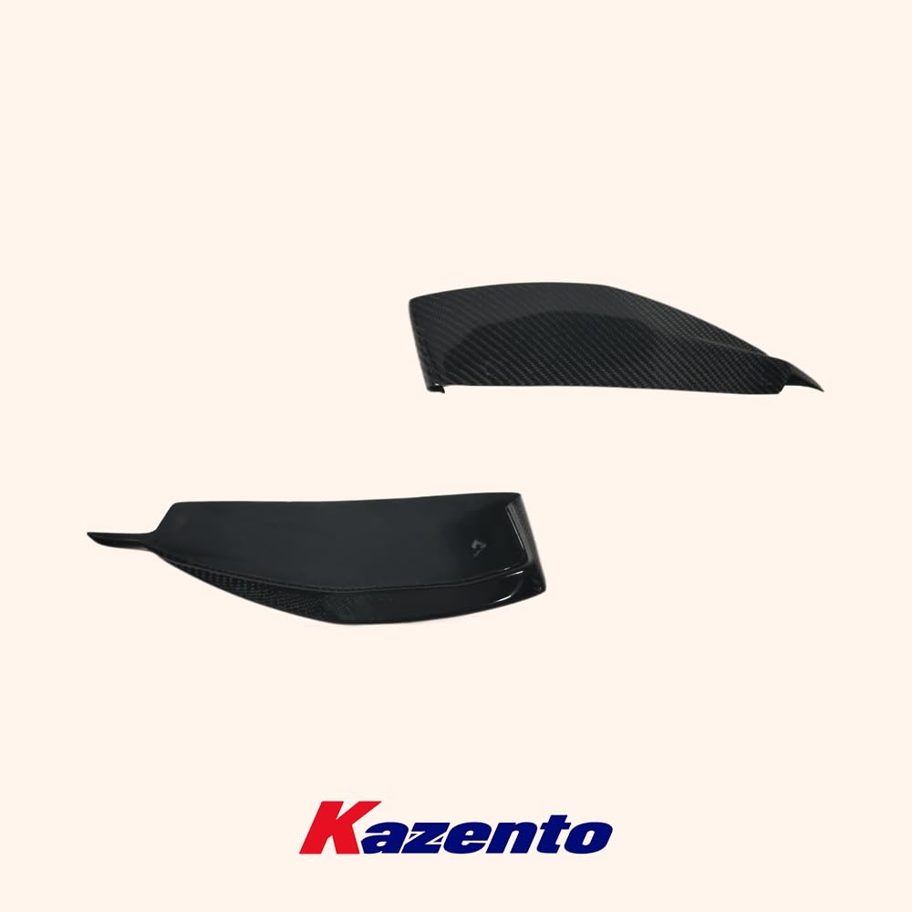 Kazento For Toyota 2022-2023 GR86 BRZ ZD8 TM Style Carbon Fiber Rear Bumper Spat Lip 2pc