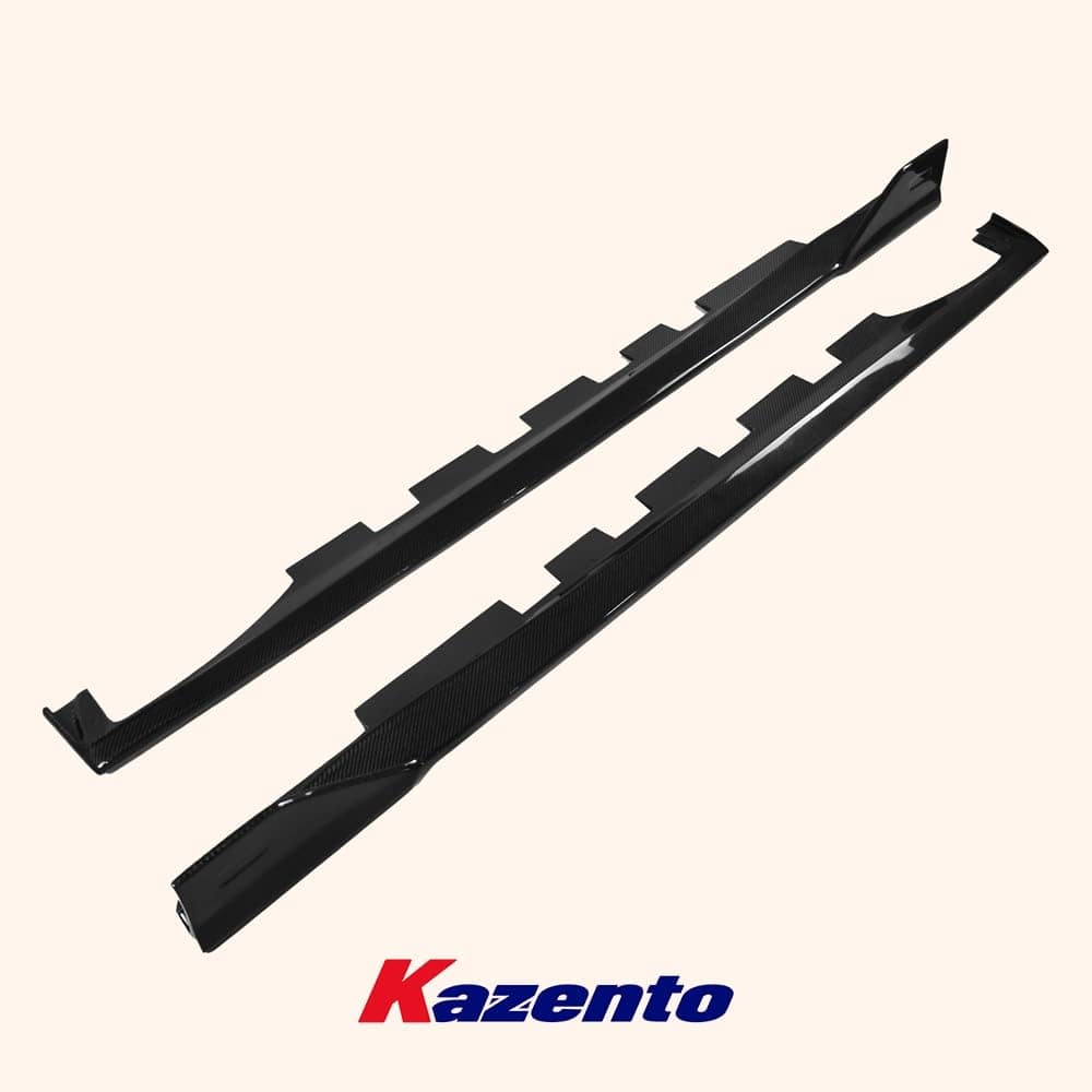 Kazento For Toyota 2022-2023 GR86 BRZ ZD8 TM Style Carbon Fiber Side Skirts Add On Pair Kazento Carbon Parts 车身侧板 GR86-SS-TM-CF