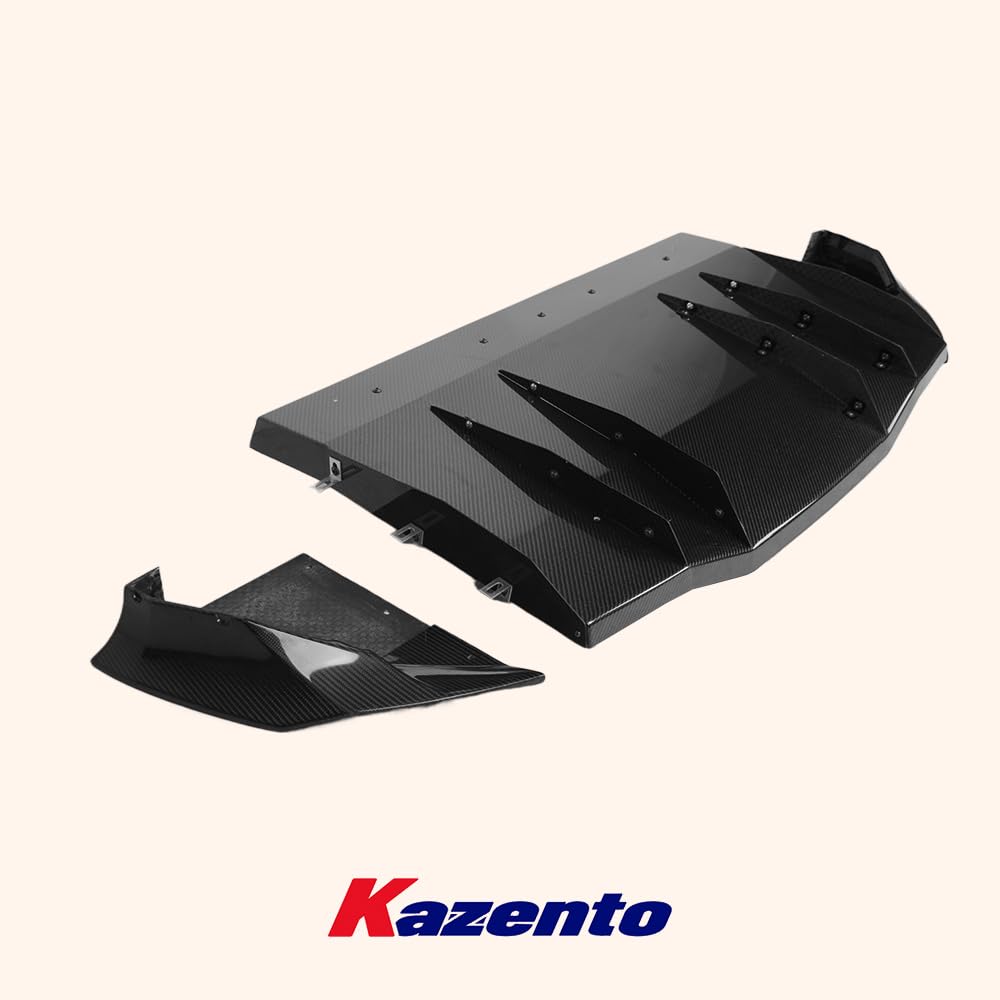 Kazento For Toyota 2022-2023 GR86 BRZ ZD8 VA1 Style Carbon Fiber Rear Under Diffuser Lip Kazento Carbon Parts 车身侧板 GR86-DIF-VA1-CF