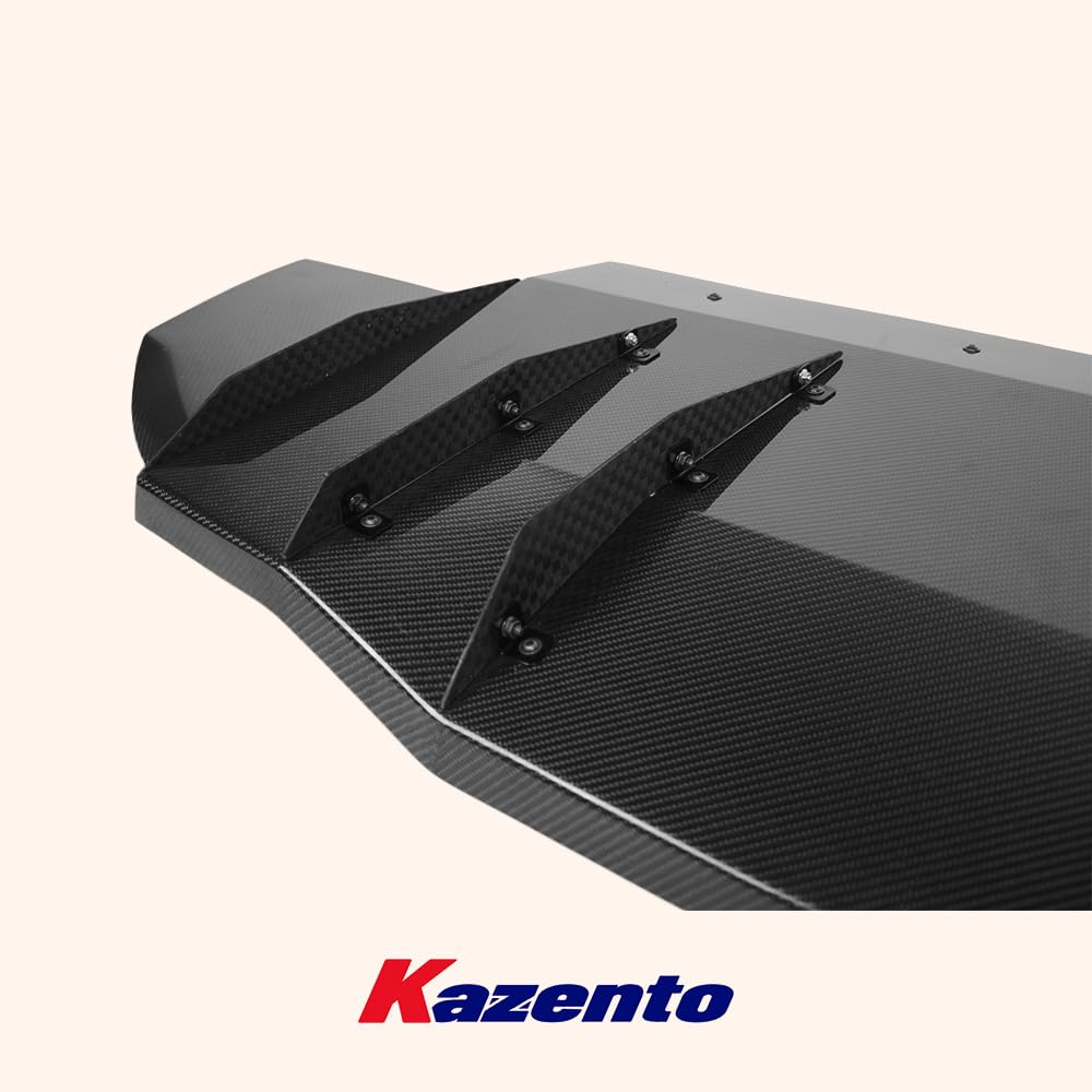 Kazento For Toyota 2022-2023 GR86 BRZ ZD8 VA1 Style Carbon Fiber Rear Under Diffuser Lip Kazento Carbon Parts 车身侧板 GR86-DIF-VA1-CF