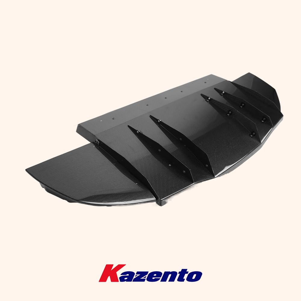 Kazento For Toyota 2022-2023 GR86 BRZ ZD8 VA1 Style Carbon Fiber Rear Under Diffuser Lip Kazento Carbon Parts 车身侧板 GR86-DIF-VA1-CF