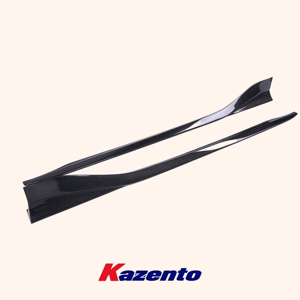 Kazento For Toyota 2022-2023 GR86 BRZ ZD8 VA1 Style Carbon Fiber Side Skirts Body Kits Kazento Carbon Parts 车身侧板 GR86-SS-VA1-CF