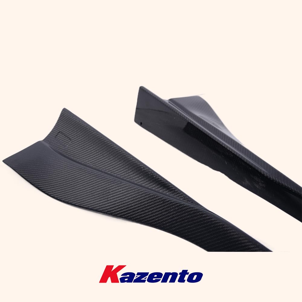 Kazento For Toyota 2022-2023 GR86 BRZ ZD8 VA1 Style Carbon Fiber Side Skirts Body Kits Kazento Carbon Parts 车身侧板 GR86-SS-VA1-CF