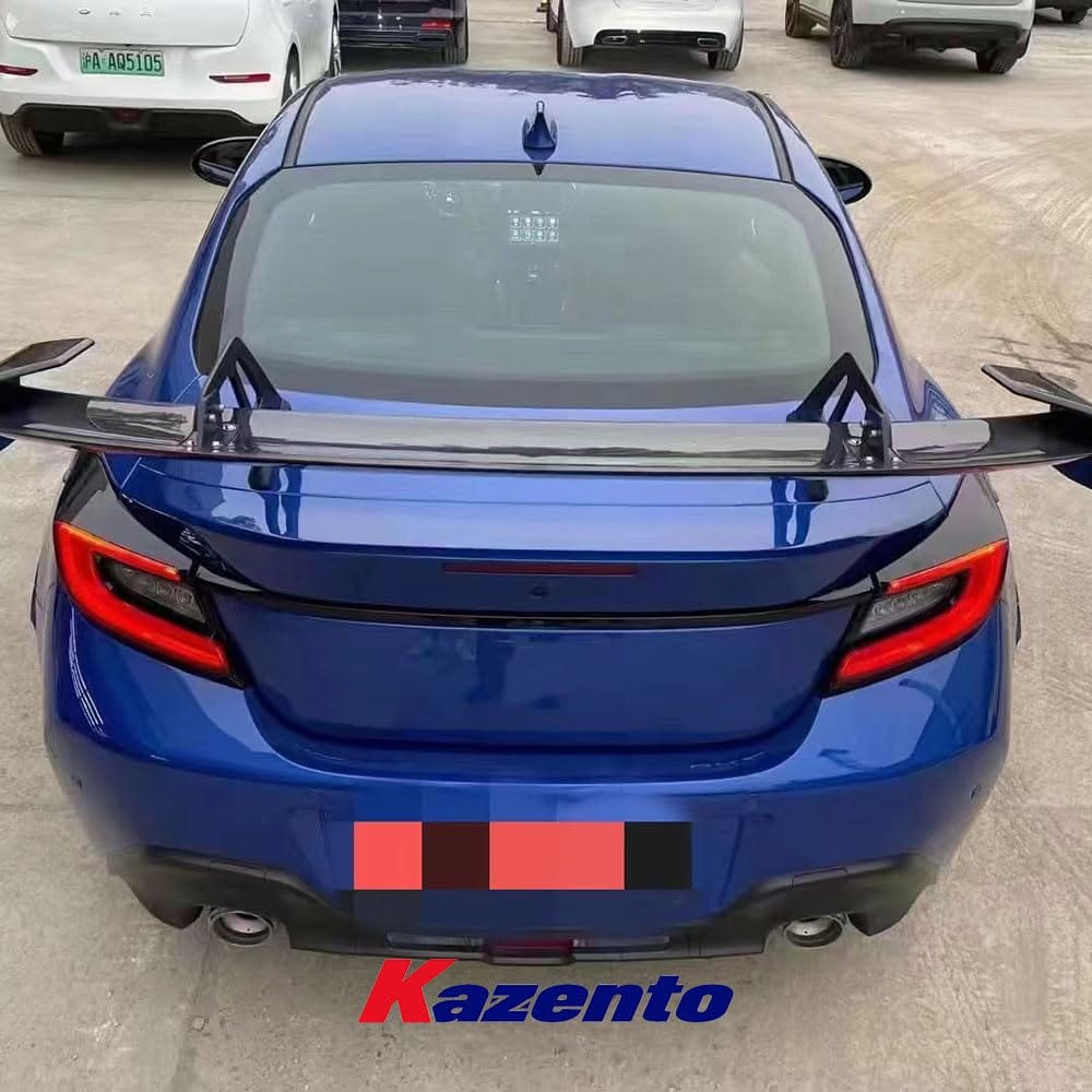 Kazento For Toyota GR86 BRZ ZD8 ZN8 AD Style 2022-2023 Carbon Fiber Rear Trunk Spoiler Kazento Carbon Parts 车身侧板 GR86-RS-ADW-CF