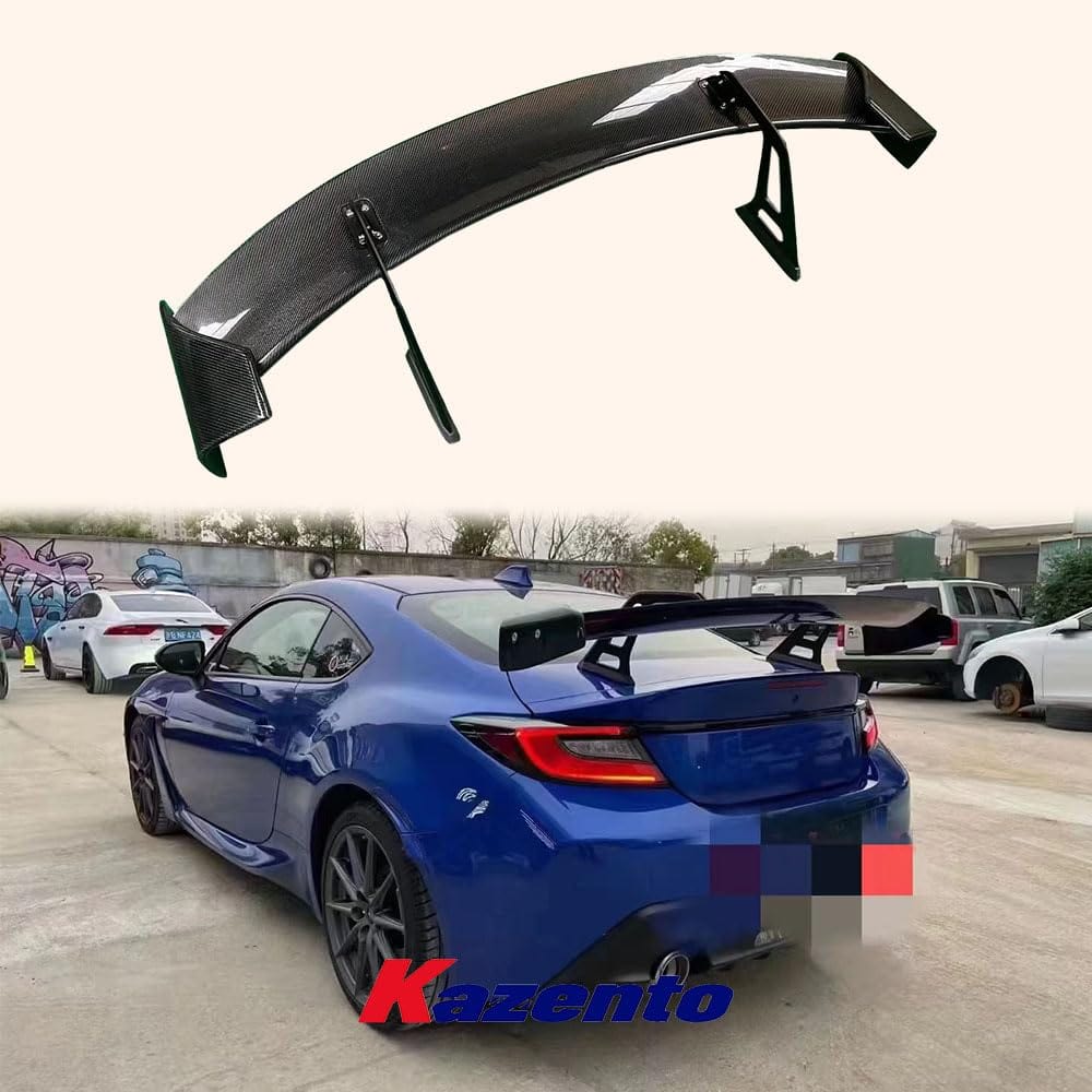 Kazento For Toyota GR86 BRZ ZD8 ZN8 AD Style 2022-2023 Carbon Fiber Rear Trunk Spoiler Kazento Carbon Parts 车身侧板 GR86-RS-ADW-CF