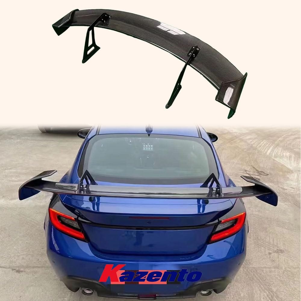 Kazento For Toyota GR86 BRZ ZD8 ZN8 AD Style 2022-2023 Carbon Fiber Rear Trunk Spoiler Kazento Carbon Parts 车身侧板 GR86-RS-ADW-CF