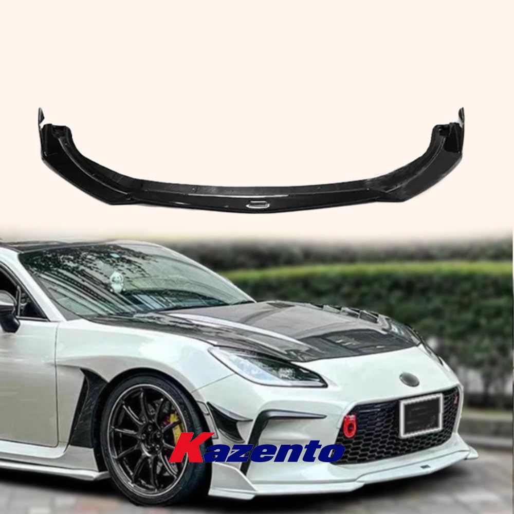 Kazento For Toyota (GR86 Only) 2022-2023 TM Style Carbon Front Bumper Bottom Lip Kazento Carbon Parts 车身侧板 GR86-FL-TM-CF