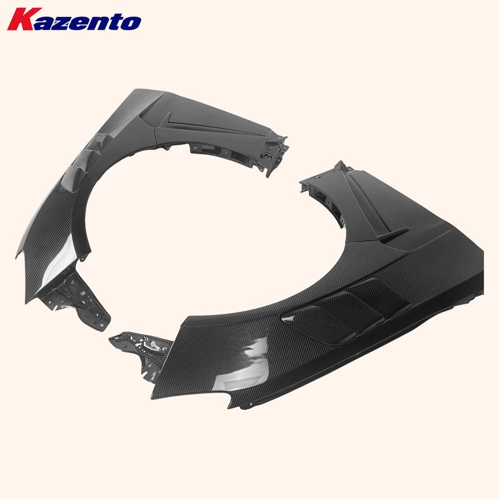 Kazento For Toyota GR86 ZN8 ZD8 2021-24 Coupe Carbon KZB Front Side Vented Fender Pair Kazento Carbon Parts 车身侧板 GR86-FF-KZB-CF