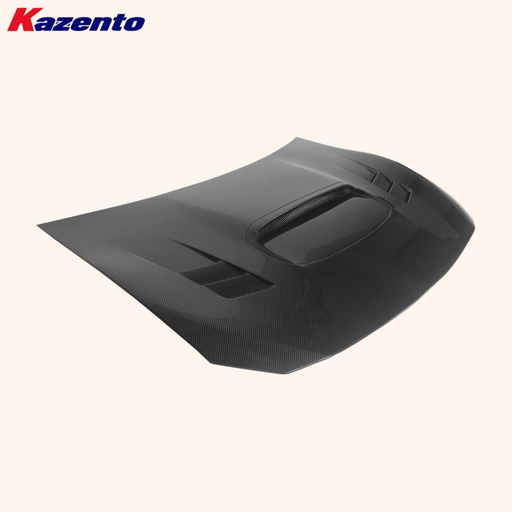 Kazento For Toyota GT86 FT86 BRZ 12-20 Carbon KZ Style Front Vented Cooling Hood Bonnet Kazento Carbon Parts 车身侧板 GT86-HOOD-KZ-CF