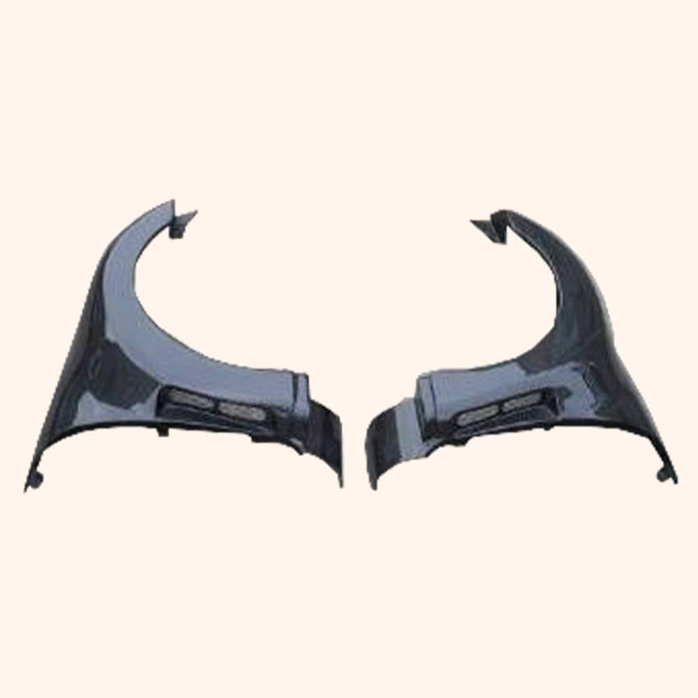 Kazento For Toyota MR2 MRS 2000-05 Carbon Fiber SPY Style Front Bumper Hood Fender Pair Kazento Carbon Parts 车身侧板 MR2-FF-SPY-CF