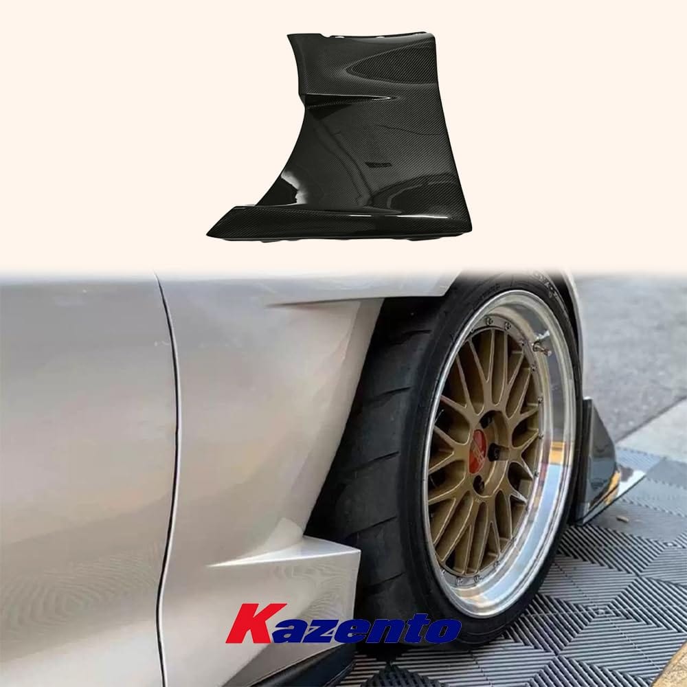 Kazento For TOYOTA Supra A90 2019-2022 Carbon KDE Style Side Door Panel Trim Spoiler Kazento Carbon Parts 车身侧板 A90-FF-KD-CF