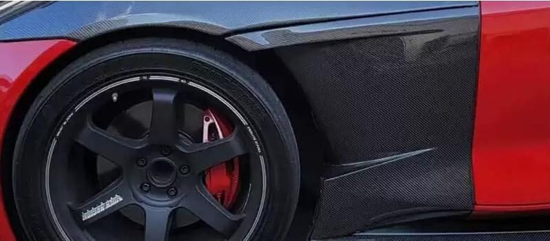 Kazento For TOYOTA Supra A90 2019-2022 Carbon KDE Style Side Door Panel Trim Spoiler Kazento Carbon Parts 车身侧板 A90-FF-KD-CF