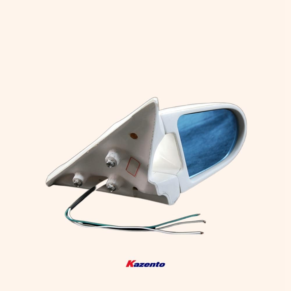 Kazento For Z34 370Z For Nissan Aero Mirror (Left Hand Drive) Rearview Mirror Guard Covers Fiber Glass Kazento Carbon Parts 车身侧板 370Z-MC-TI-GND-L-FRP