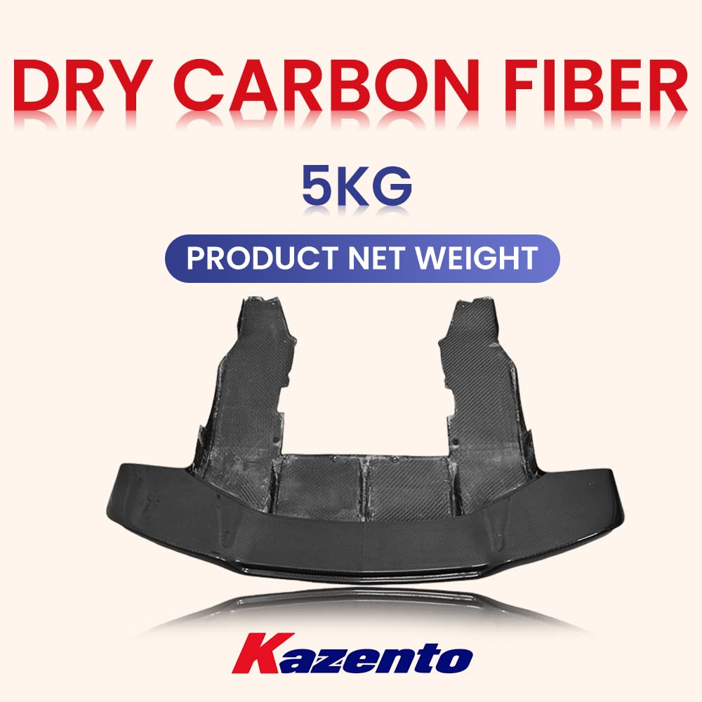 Kazento Rear Bumper Bottom Diffuser Spoiler Lip For Mclaren 2017-2023 Dry Carbon Fiber Shipping from the USA Kazento Carbon Parts 车身侧板 (720S-DIF-DCF)