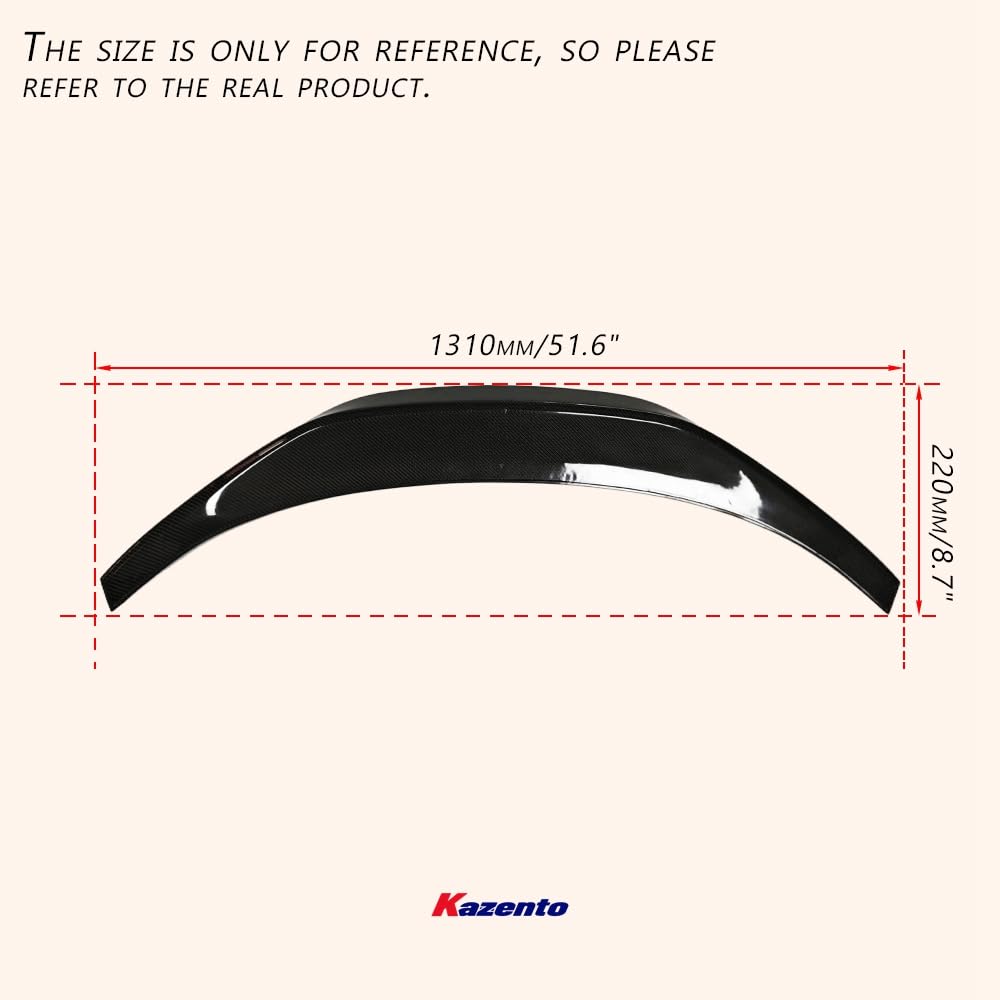 Kazento Rear Spoiler Wing Lip For SUBARU BRZ GR86 2022+ TRD-Style Carbon Fiber Shipping from the USA Kazento Carbon Parts 车身侧板 (GR86-RS-TD-CF)